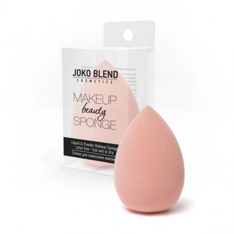 Спонж для макіяжу Joko Blend Cosmetics Makeup Beauty Sponge Peach