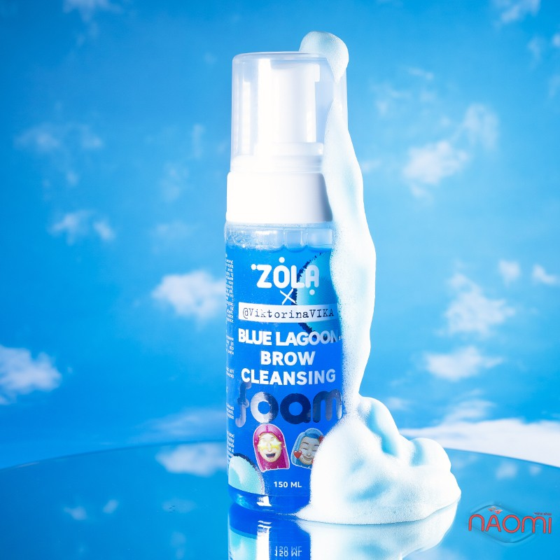 Zola Піна для брів  Blue Lagoon Brow Cleansing by Viktorina Vika, 150 мл