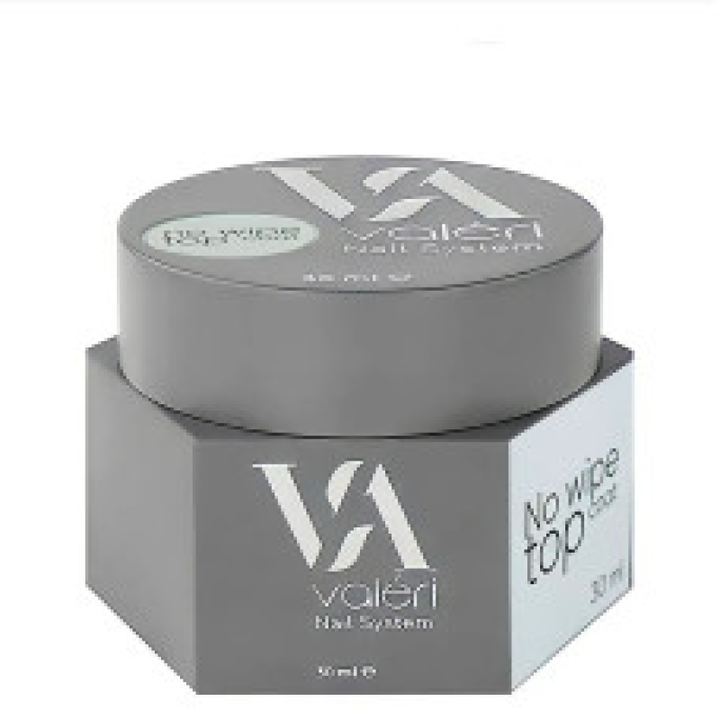 Топ для гель-лаку без липкого шару Valeri Top Non Wipe, 30 мл