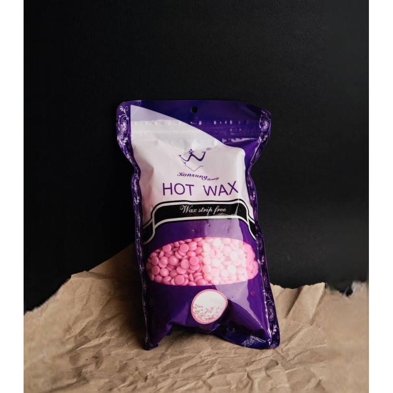 Віск у гранулах рожевий для депіляції Hot Wax 500 грам
