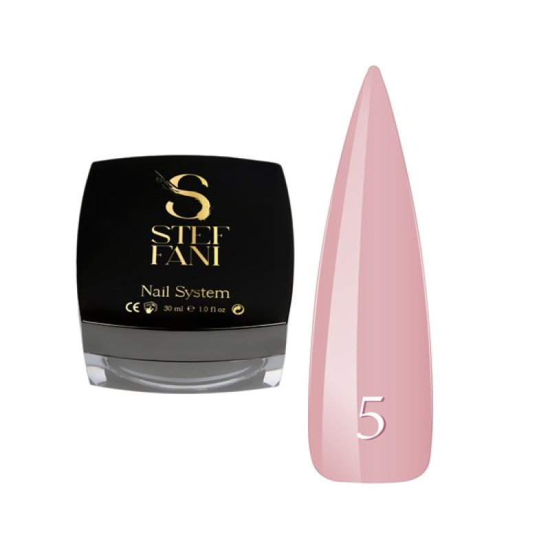 Гель будівельний Steffani Builder Gel No05 рожево-молочний, 30 мл