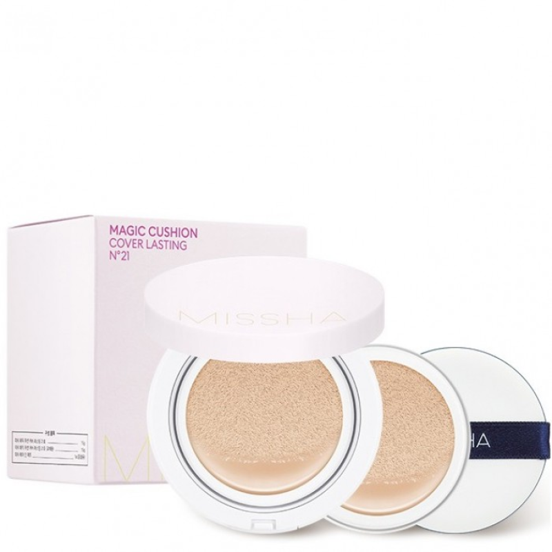 Кушон Missha Magic Cushion Cover Lasting SPF50+/PA+++ №23 Natural Beige, 15g