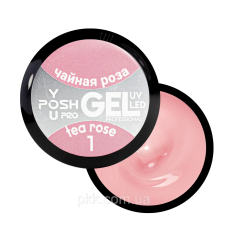 ГЕЛЬ ДЛЯ НАРОЩУВАННЯ НІГТІВ YOUPOSH UV GEL/LED ОДНОФАЗНИЙ 30 МЛ № 1 ЧАЙНА РОЗА/TEA ROSE