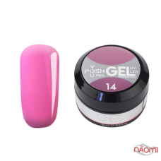 ГЕЛЬ ЦВЕТНОЙ YOU POSH GEL 14, ЯРКИЙ РОЗОВЫЙ, 30 МЛ