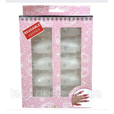 Кліпси зажими прищепки для зняття гель-лаку