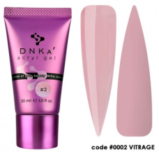 DNKa“ Acryl Gel  (TUBE) DNKA, 30 ML #0002 VITRAGE