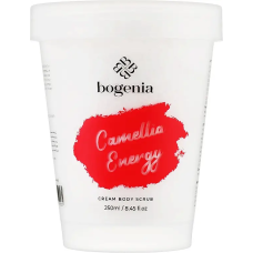 КРЕМ-СКРАБ ДЛЯ ТІЛА «ЕНЕРГІЯ РОМАШКИ» BOGENIA CLEANSING CREAM BODY SCRUB CAMELLIA ENERG