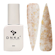 DNKa Cover Base №011 (молочний із золотою поталлю), 12 мл